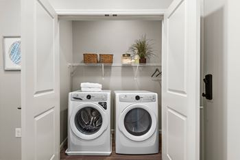 Stacked washer dryer